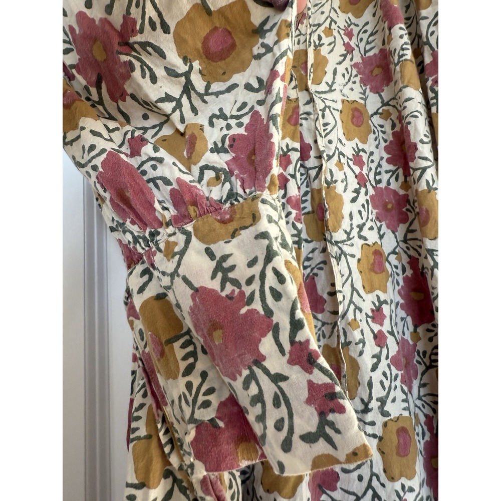 eric bergere dou bochi dress Floral Designer French Size XS Midi - Picture 3 of 9